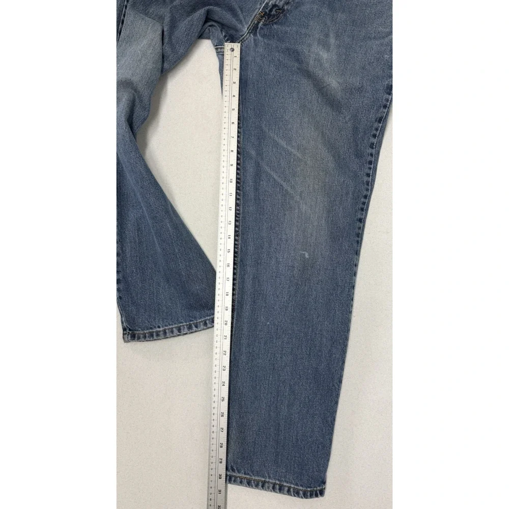 LEVIS 550 Mens 34x32 (32x30) Relaxed Fit Cotton Denim Blue Jeans
